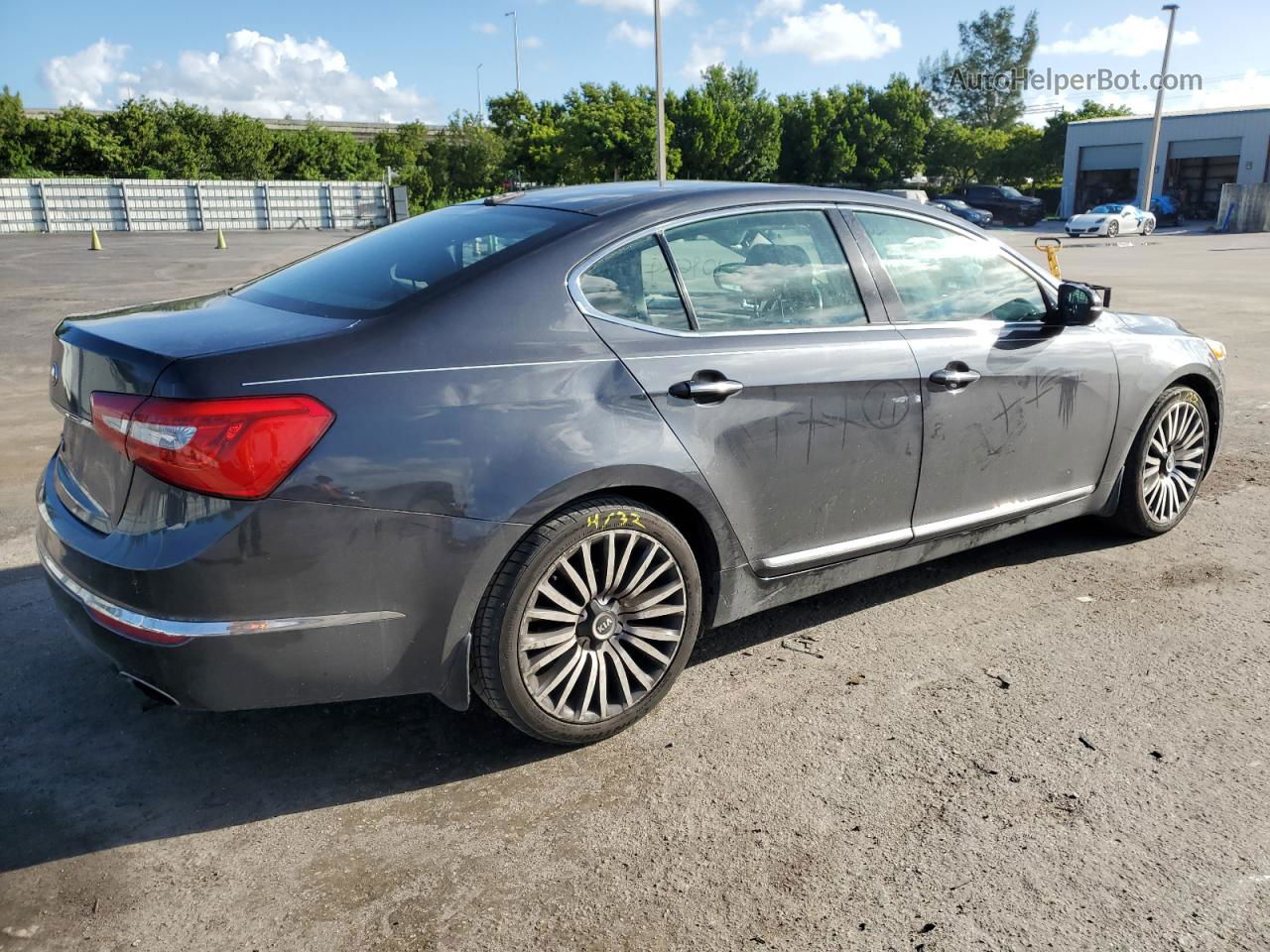 2016 Kia Cadenza Luxury Gray vin: KNALN4D73G5206954