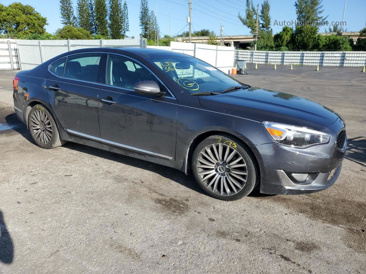 2016 Kia Cadenza Luxury Gray vin: KNALN4D73G5206954