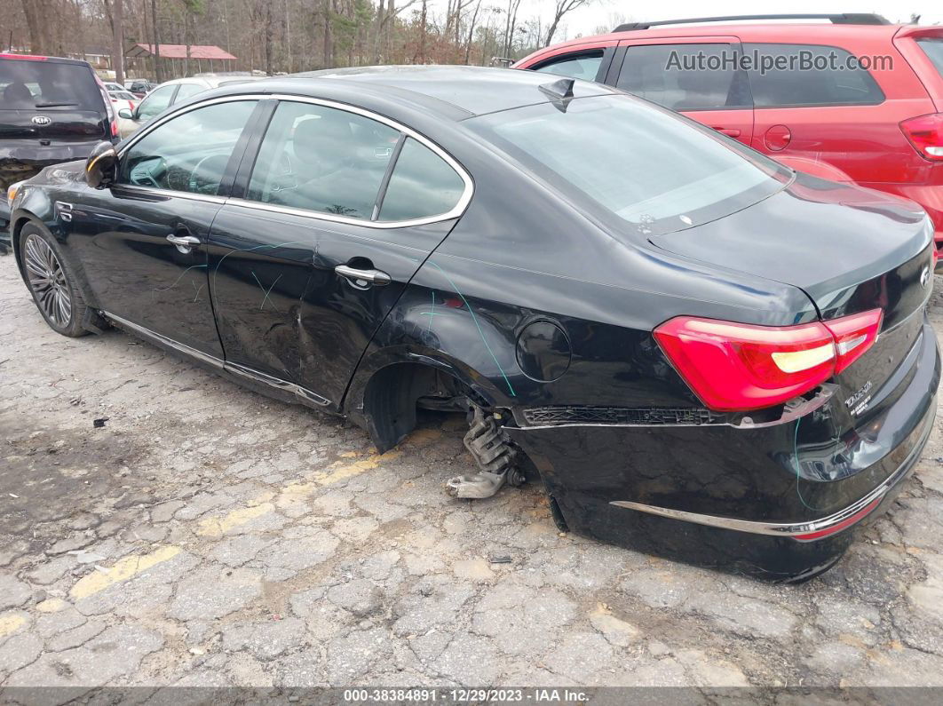 2016 Kia Cadenza Limited Black vin: KNALN4D73G5214455