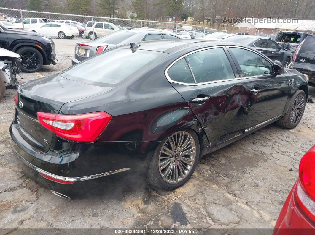 2016 Kia Cadenza Limited Черный vin: KNALN4D73G5214455