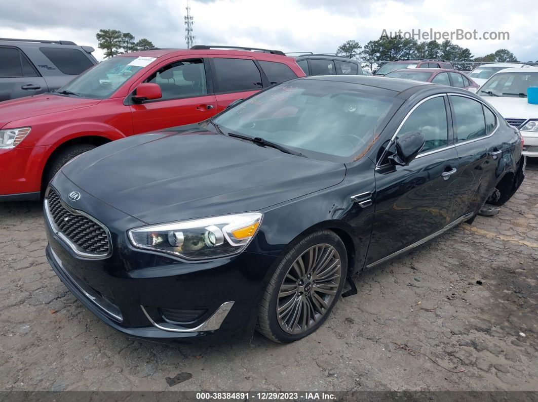 2016 Kia Cadenza Limited Черный vin: KNALN4D73G5214455