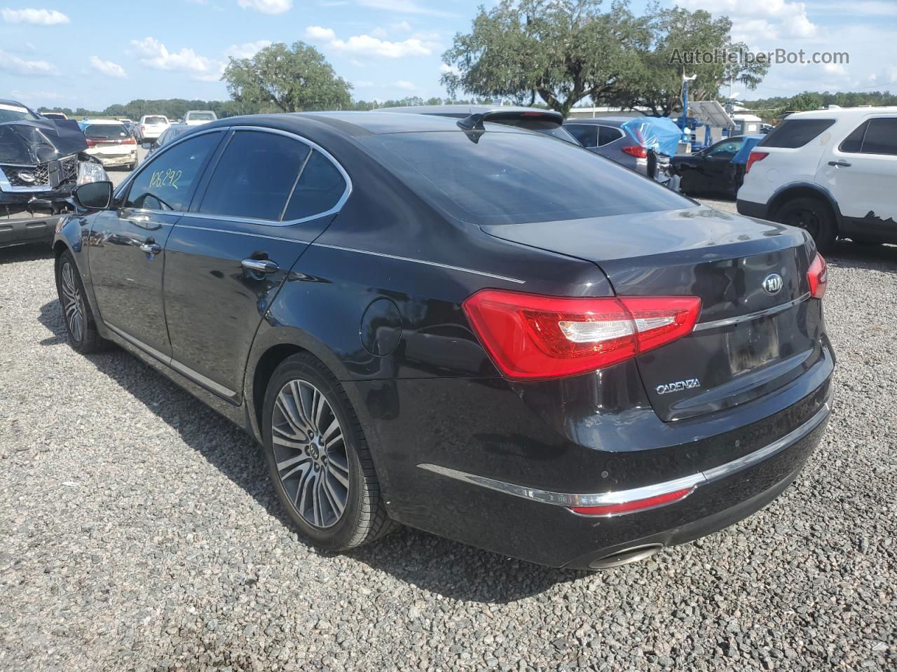 2016 Kia Cadenza Luxury Black vin: KNALN4D73G5216206