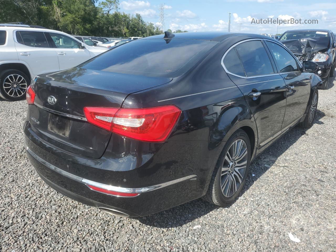 2016 Kia Cadenza Luxury Black vin: KNALN4D73G5216206