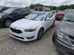 2014 Kia Cadenza Premium White vin: KNALN4D74E5135292