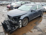 2014 Kia Cadenza Premium Синий vin: KNALN4D74E5144378