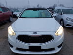 2014 Kia Cadenza Premium White vin: KNALN4D74E5147118