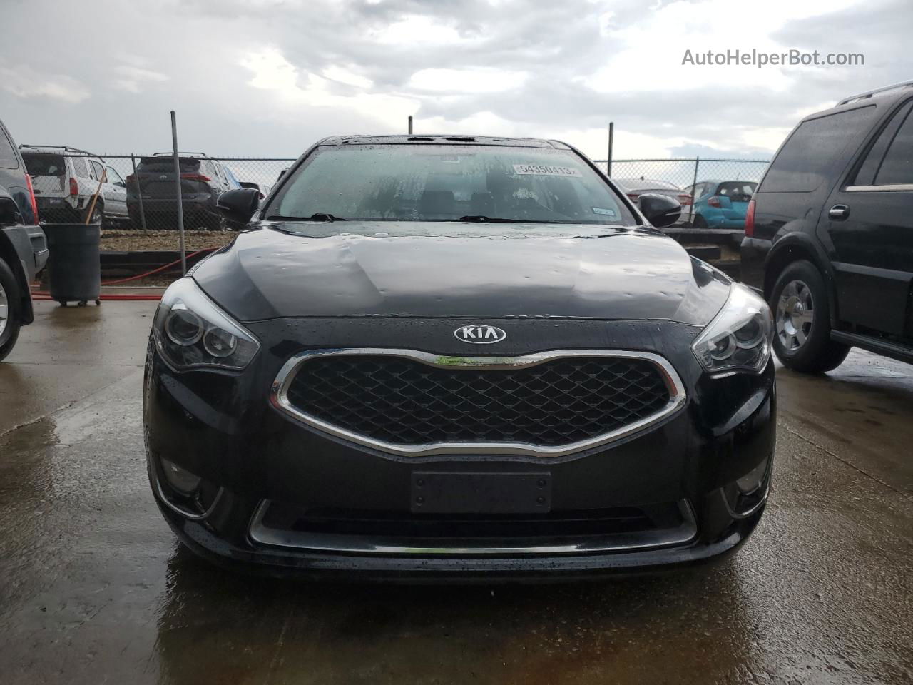 2016 Kia Cadenza Luxury Черный vin: KNALN4D74G5214447