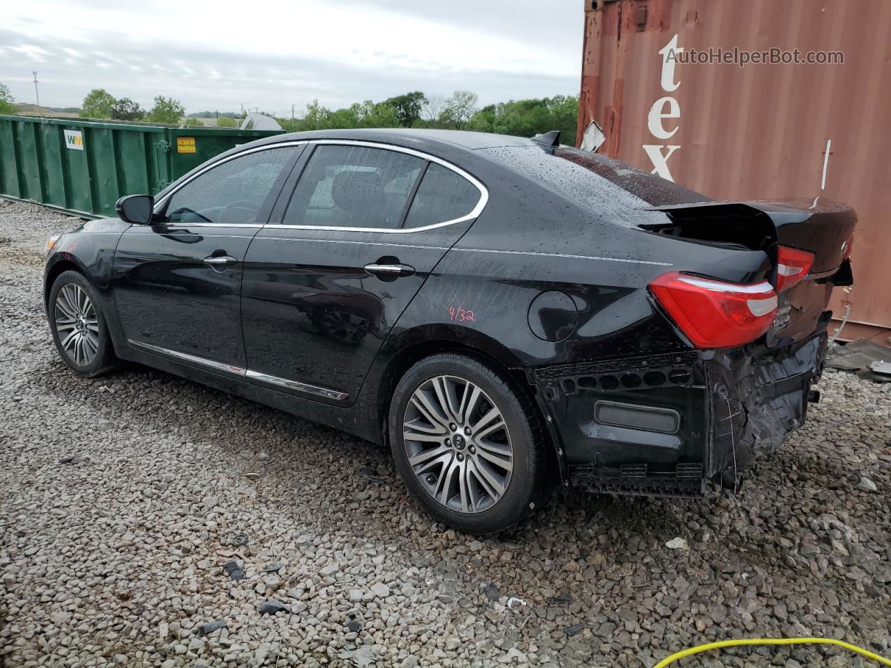 2016 Kia Cadenza Luxury Black vin: KNALN4D74G5215954