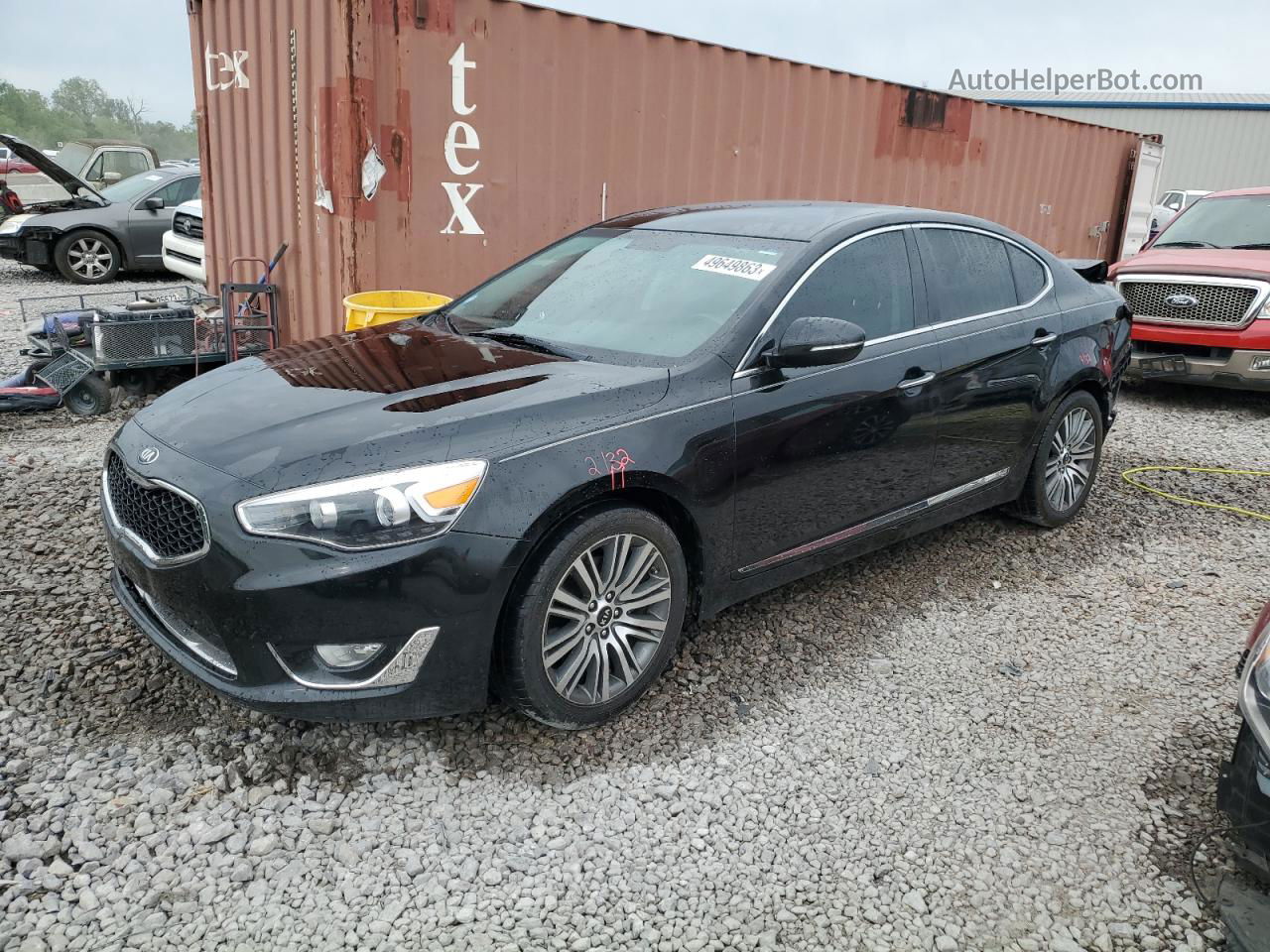 2016 Kia Cadenza Luxury Black vin: KNALN4D74G5215954