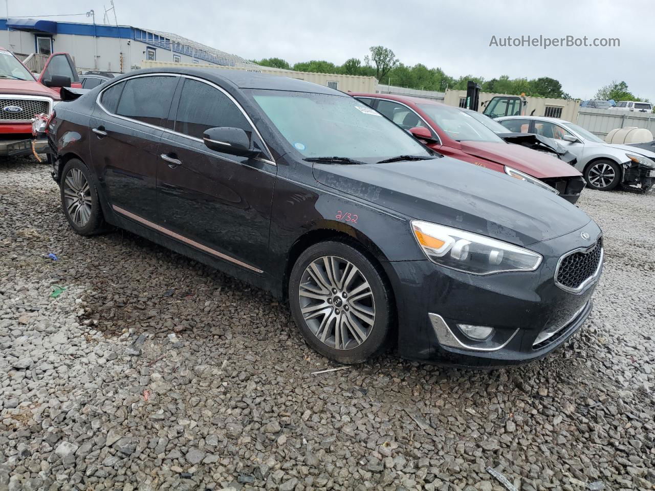 2016 Kia Cadenza Luxury Black vin: KNALN4D74G5215954