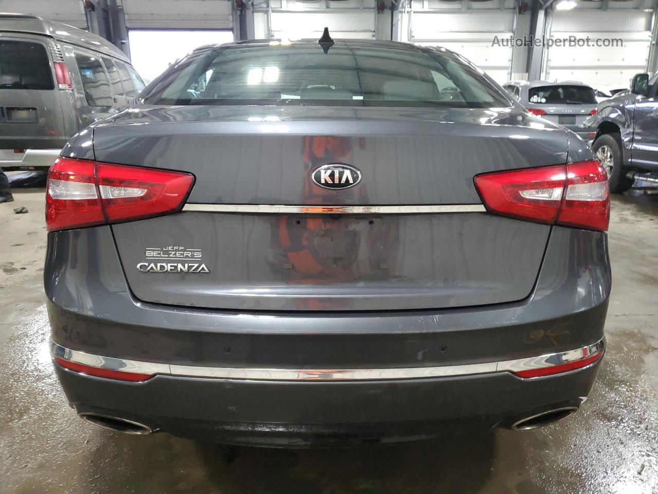 2014 Kia Cadenza Premium Серый vin: KNALN4D75E5124883