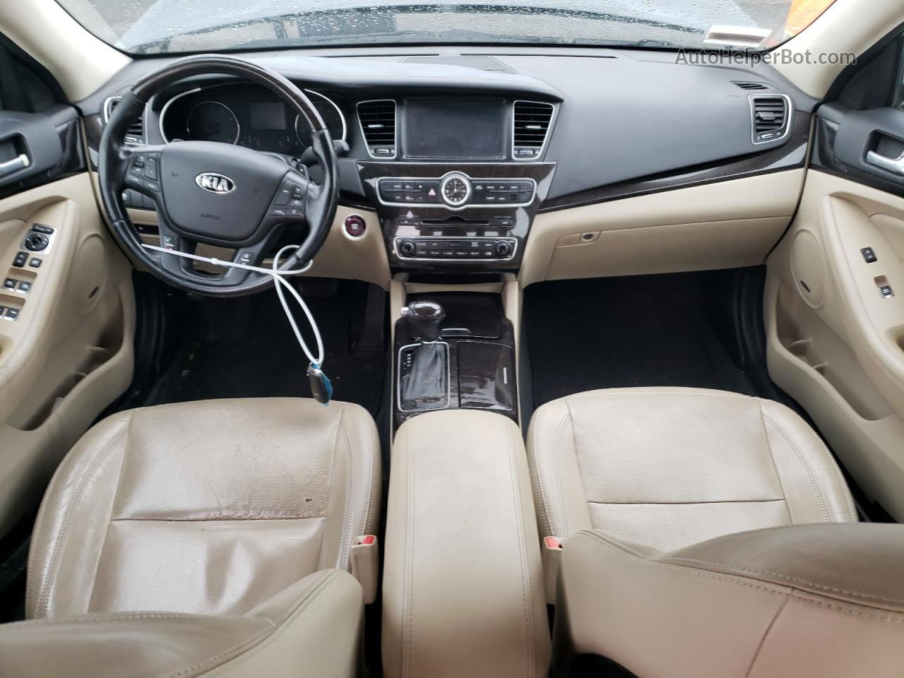 2014 Kia Cadenza Premium Черный vin: KNALN4D75E5128464