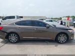 2014 Kia Cadenza Premium Brown vin: KNALN4D75E5144230