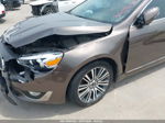 2014 Kia Cadenza Premium Brown vin: KNALN4D75E5144230