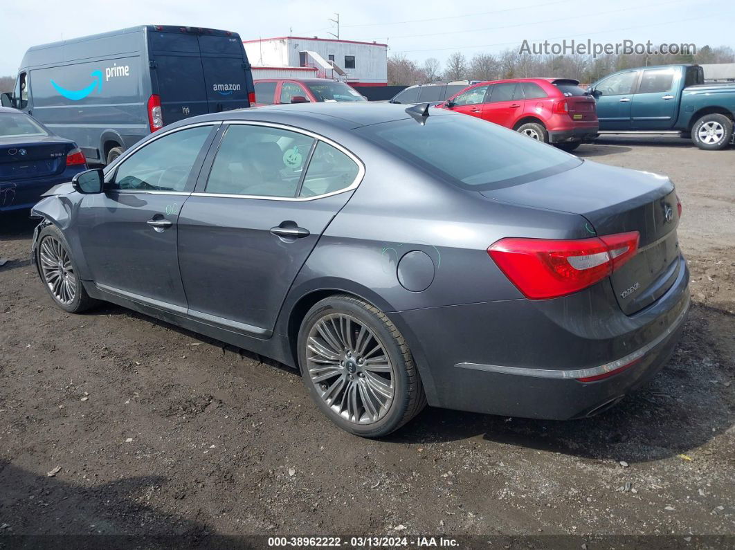 2014 Kia Cadenza Limited Gray vin: KNALN4D75E5151937