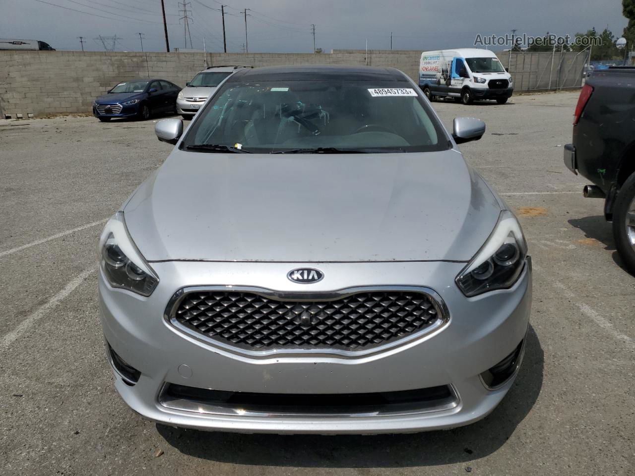 2016 Kia Cadenza Luxury Silver vin: KNALN4D75G5199084