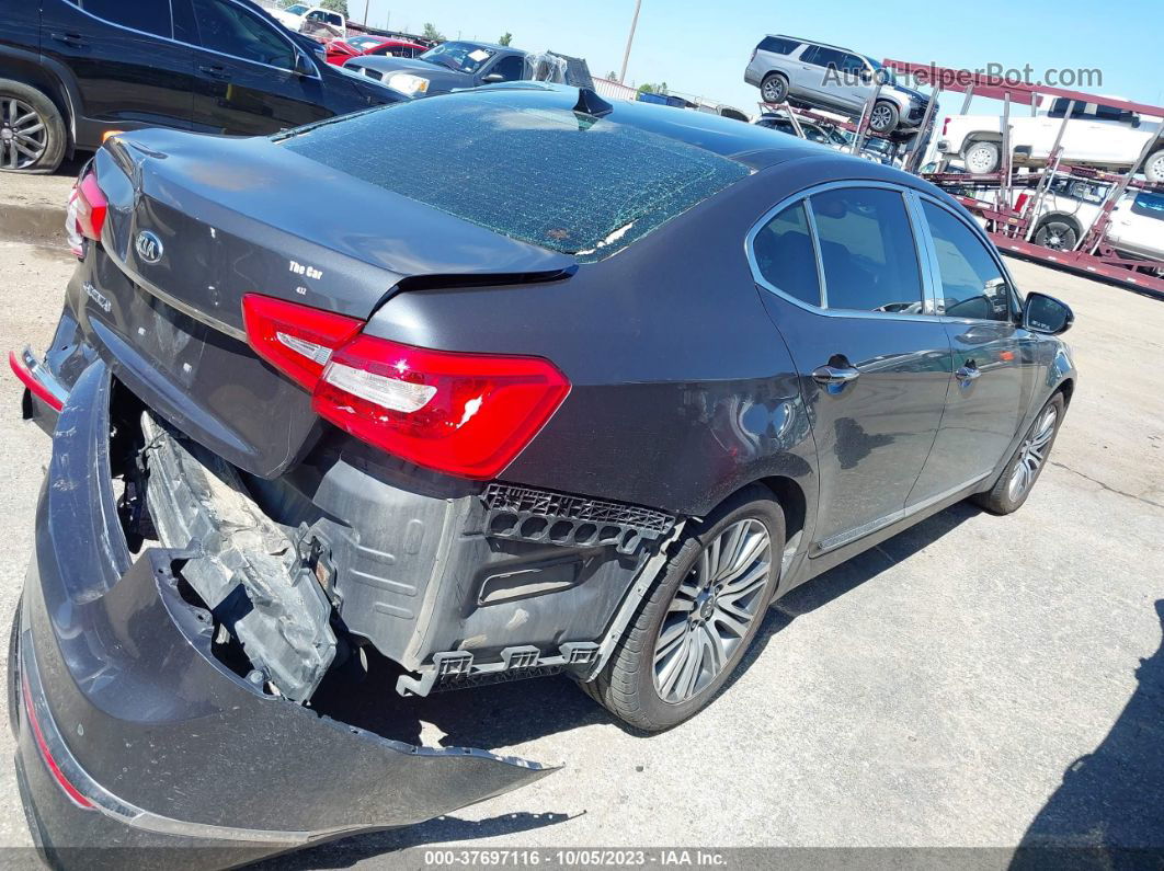 2016 Kia Cadenza Premium Gray vin: KNALN4D75G5221598