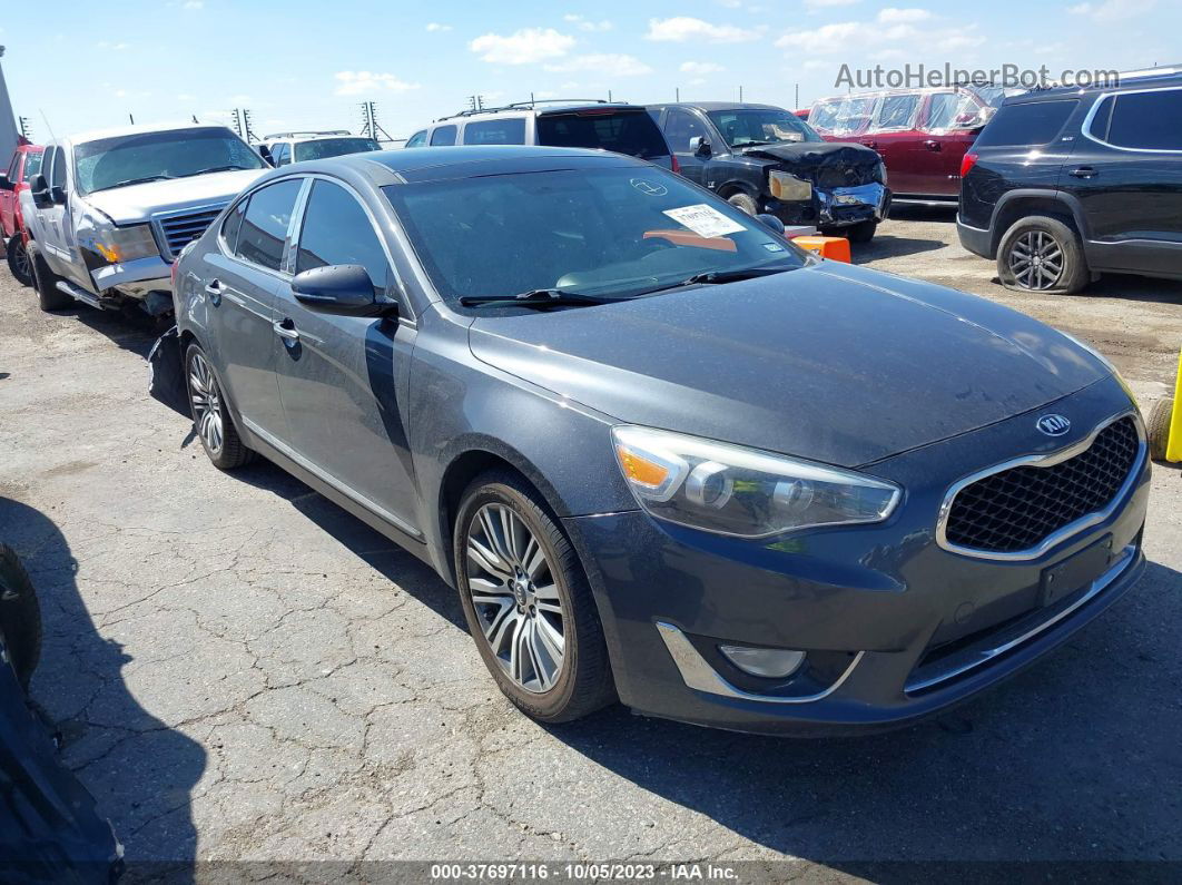 2016 Kia Cadenza Premium Gray vin: KNALN4D75G5221598