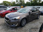 2014 Kia Cadenza Premium Brown vin: KNALN4D76E5119630