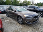 2014 Kia Cadenza Premium Brown vin: KNALN4D76E5119630