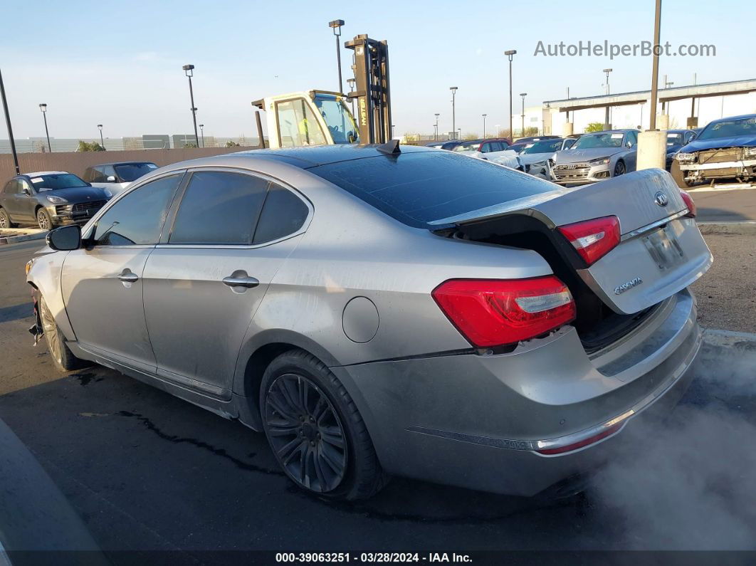 2014 Kia Cadenza Premium Серебряный vin: KNALN4D76E5137528