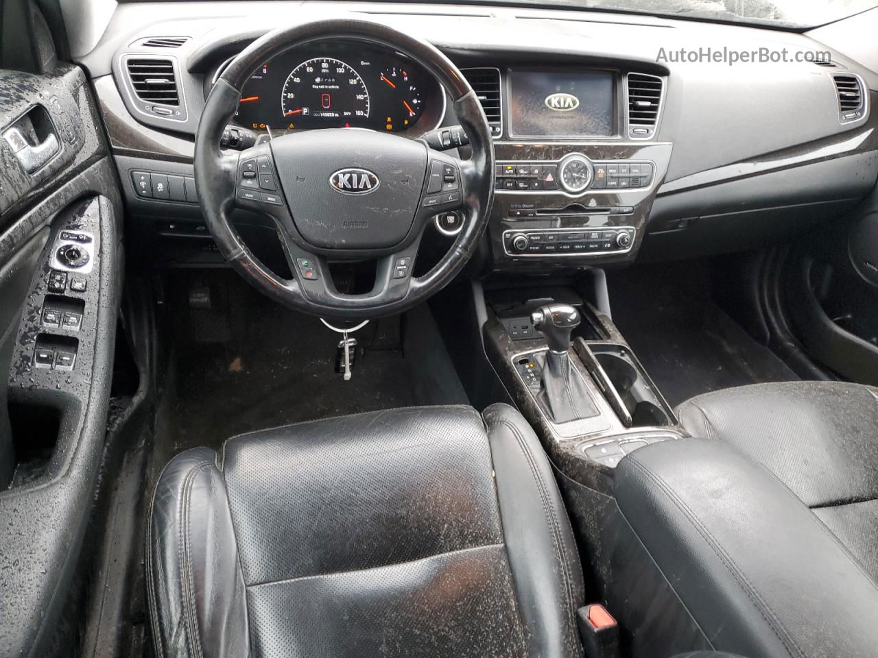 2014 Kia Cadenza Premium Белый vin: KNALN4D76E5139621