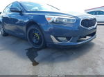 2014 Kia Cadenza Premium Dark Blue vin: KNALN4D76E5142650