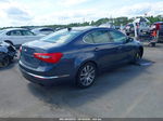 2014 Kia Cadenza Premium Dark Blue vin: KNALN4D76E5142650