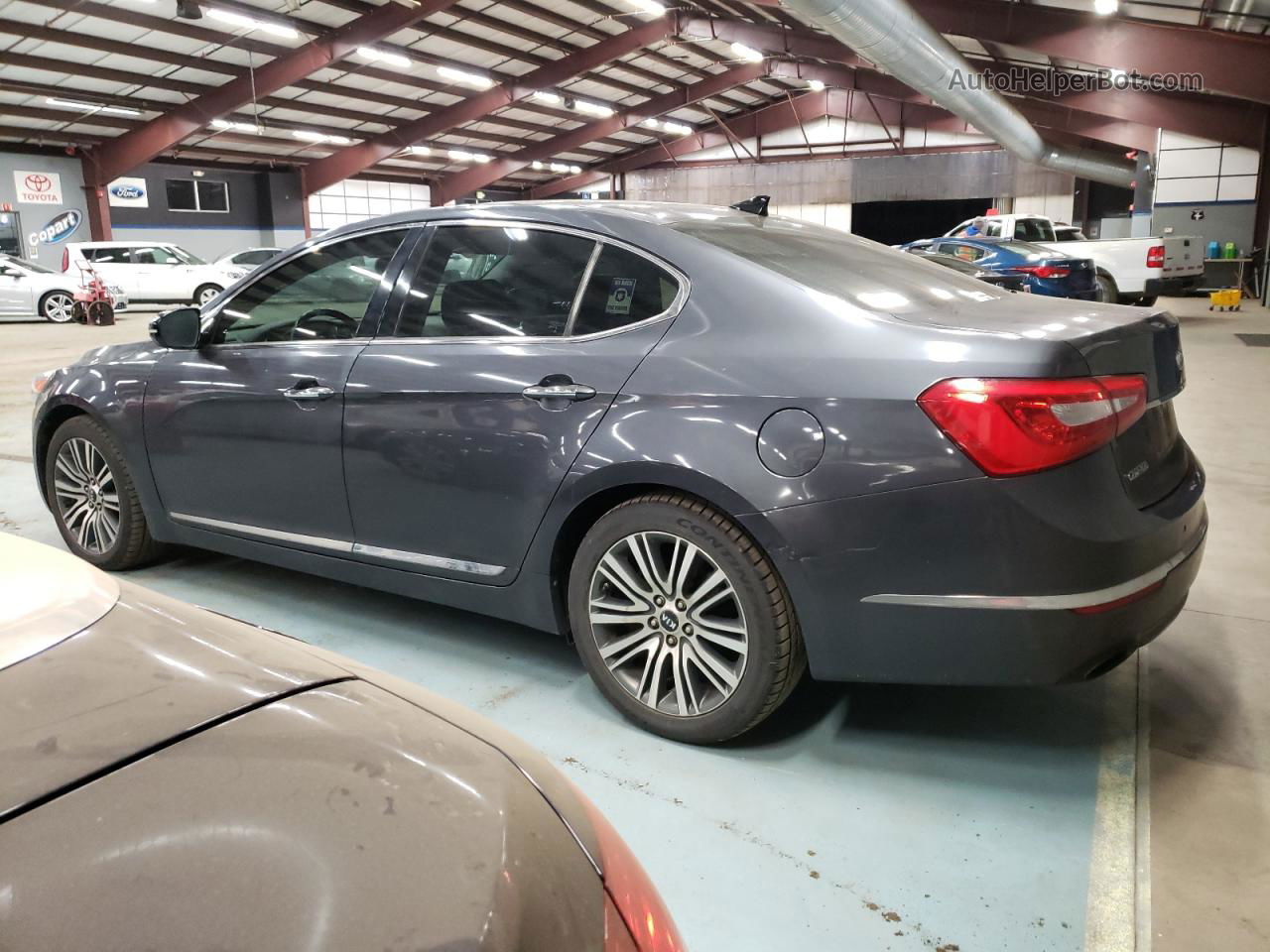 2014 Kia Cadenza Premium Charcoal vin: KNALN4D76E5149520