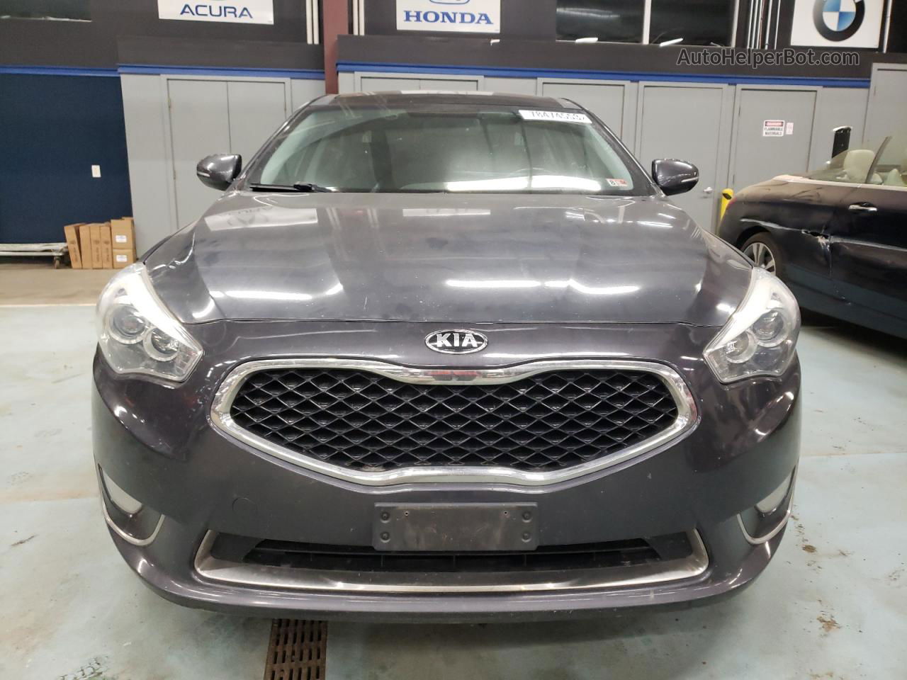 2014 Kia Cadenza Premium Charcoal vin: KNALN4D76E5149520