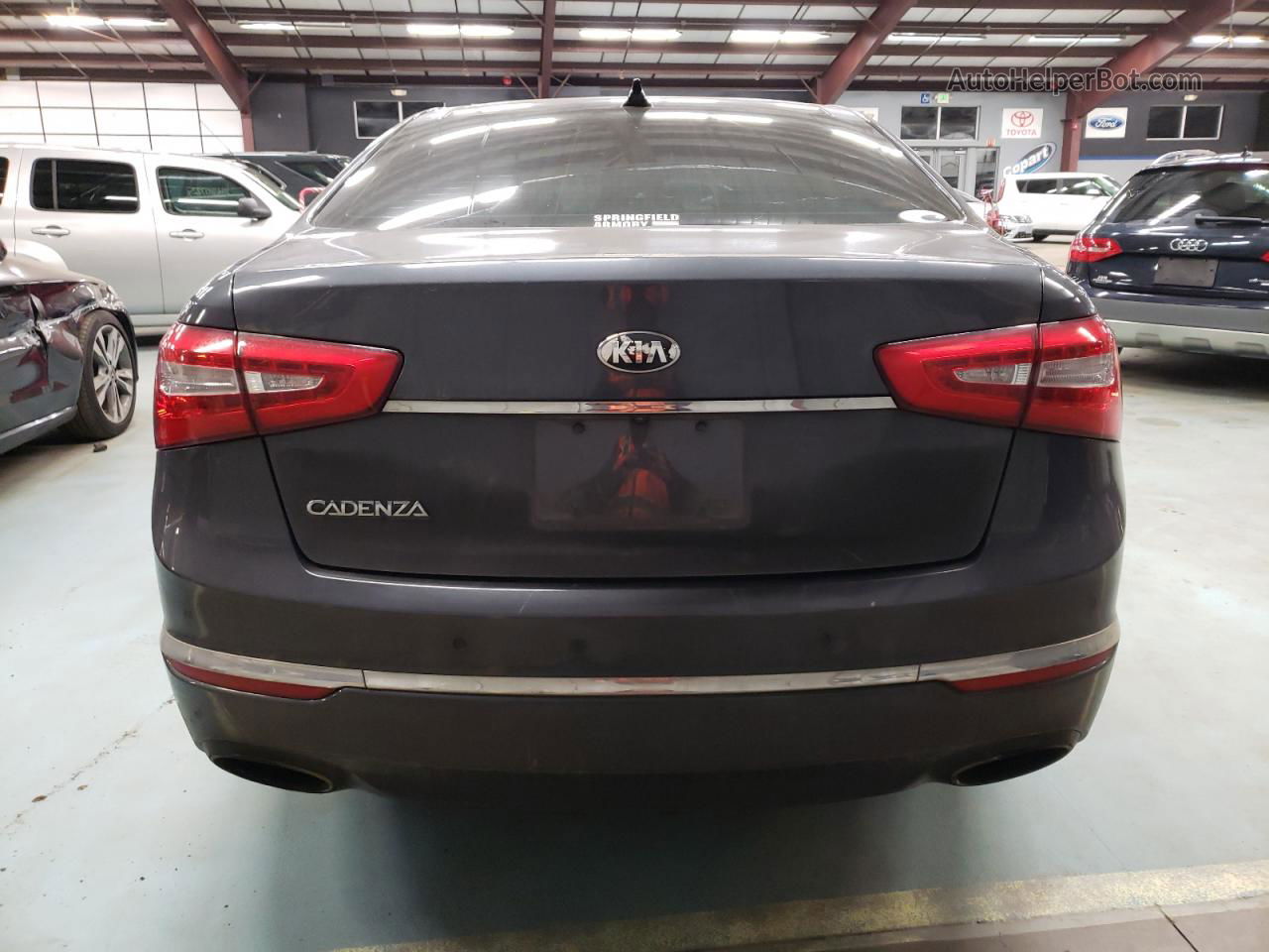 2014 Kia Cadenza Premium Charcoal vin: KNALN4D76E5149520