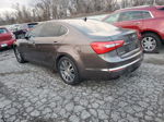 2014 Kia Cadenza Premium Brown vin: KNALN4D76E5152496