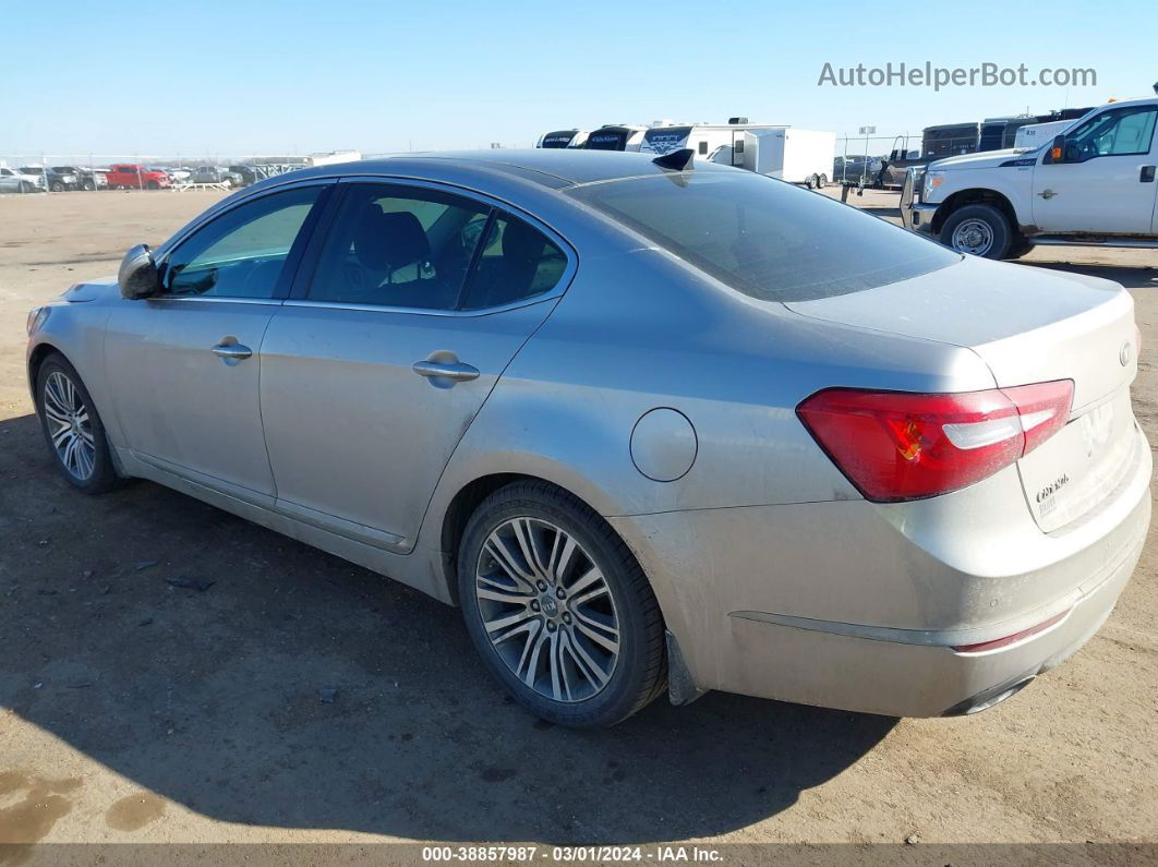 2014 Kia Cadenza Premium Silver vin: KNALN4D77E5120382