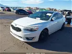 2014 Kia Cadenza Premium White vin: KNALN4D77E5120477