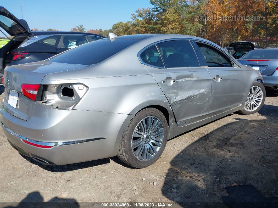 2014 Kia Cadenza Premium Silver vin: KNALN4D77E5130104