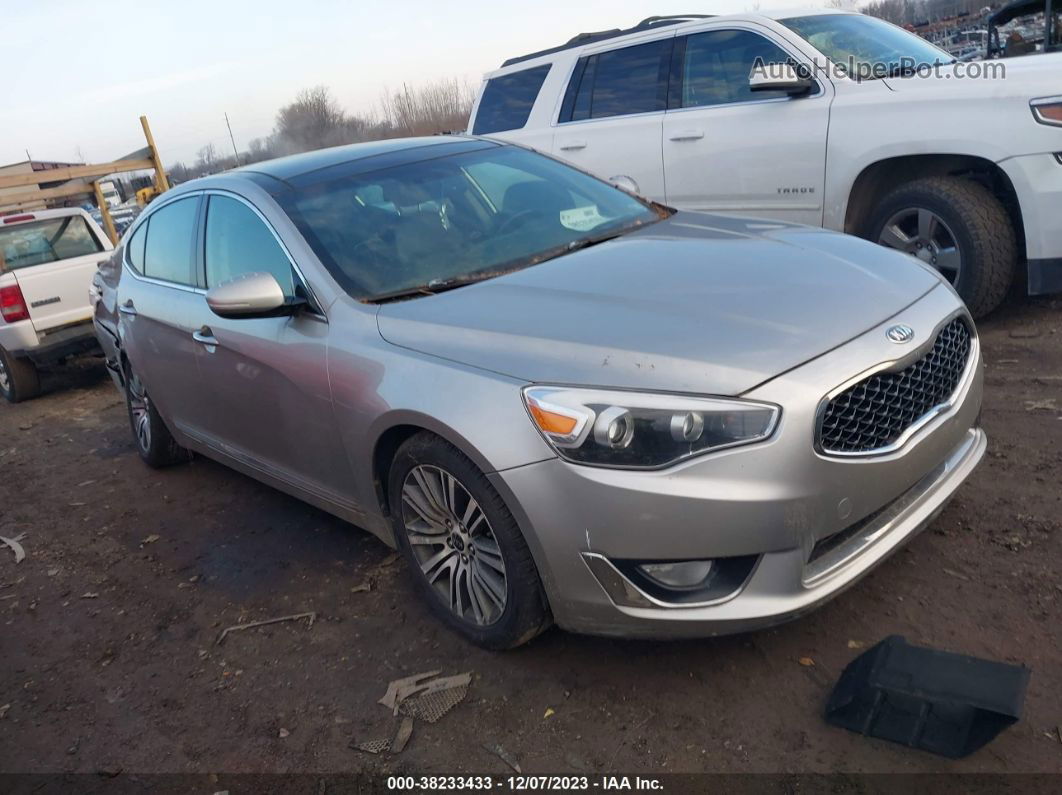 2014 Kia Cadenza Premium Silver vin: KNALN4D77E5132385