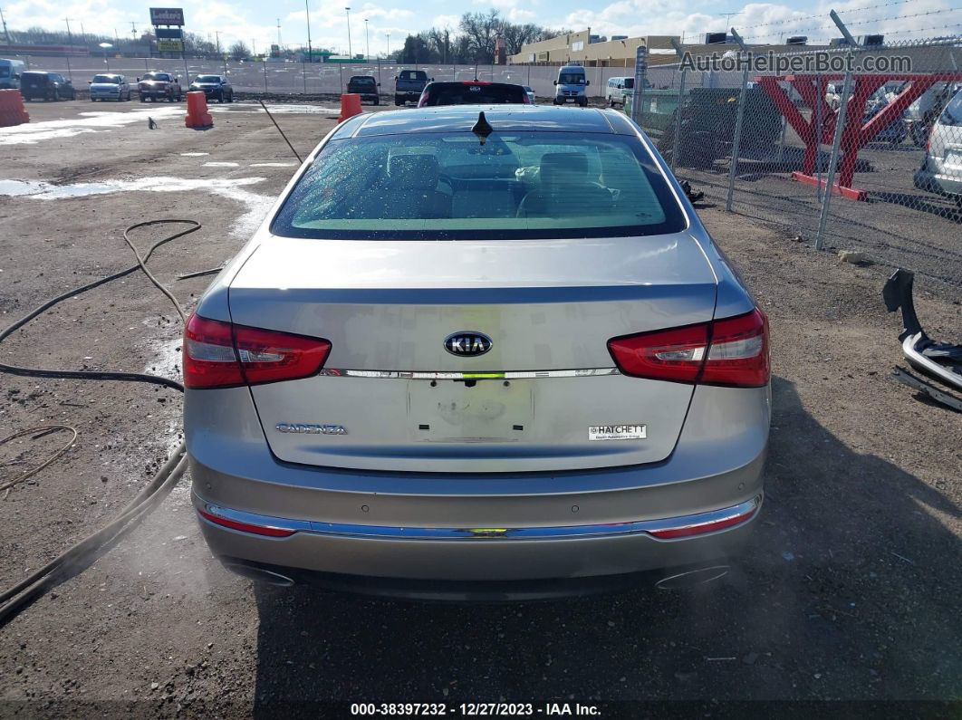 2014 Kia Cadenza Premium Silver vin: KNALN4D77E5144195