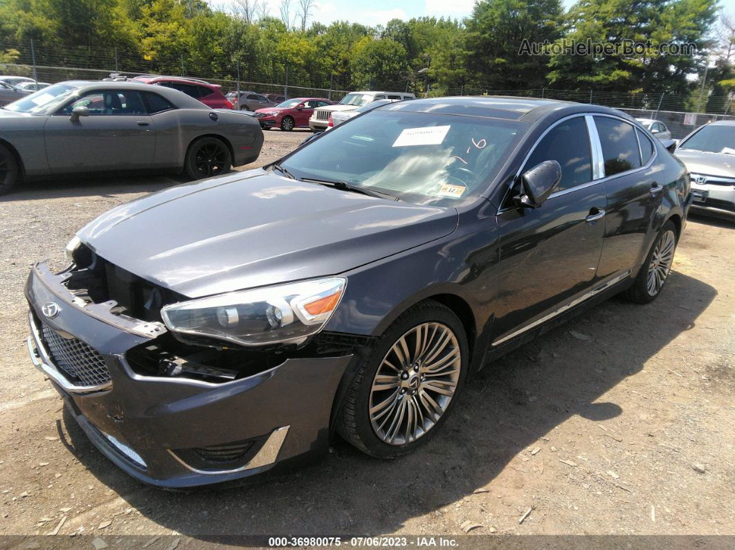 2014 Kia Cadenza Limited Gray vin: KNALN4D77E5146321