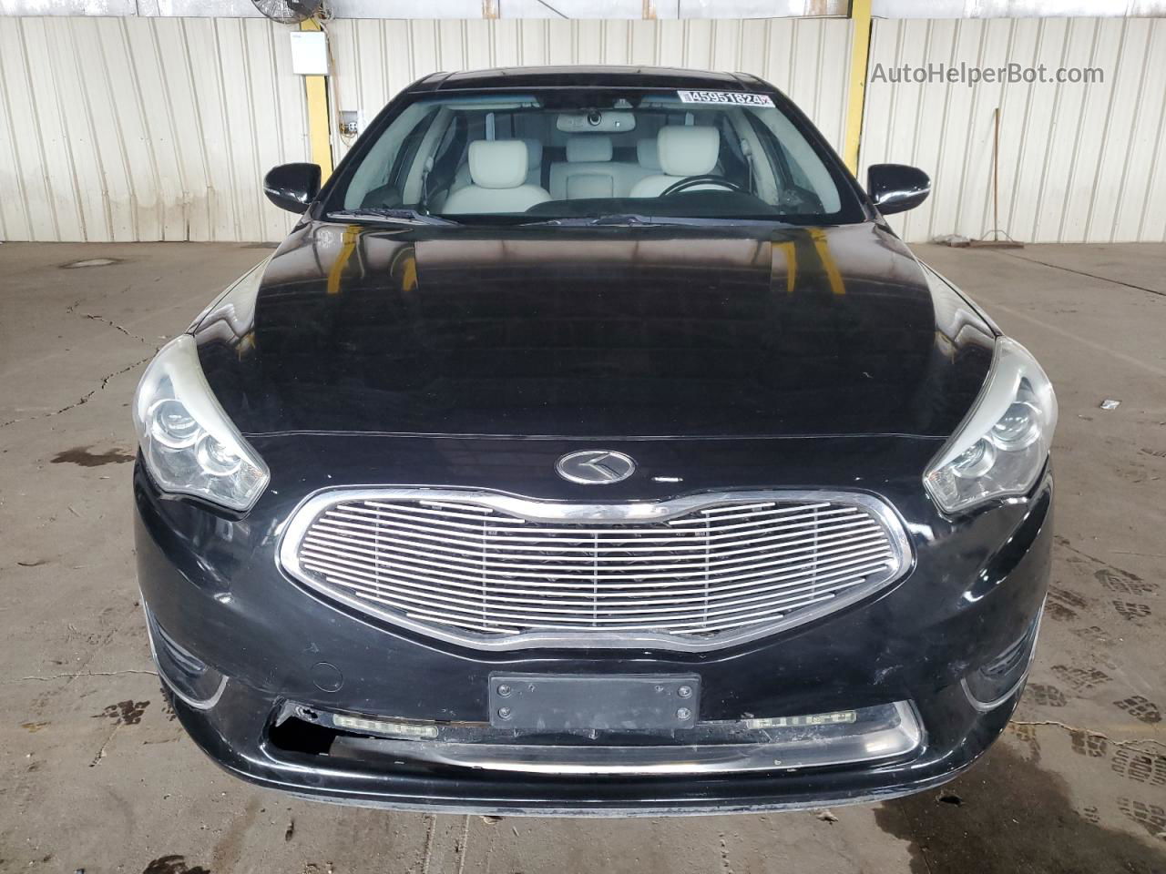 2014 Kia Cadenza Premium Black vin: KNALN4D77E5155262