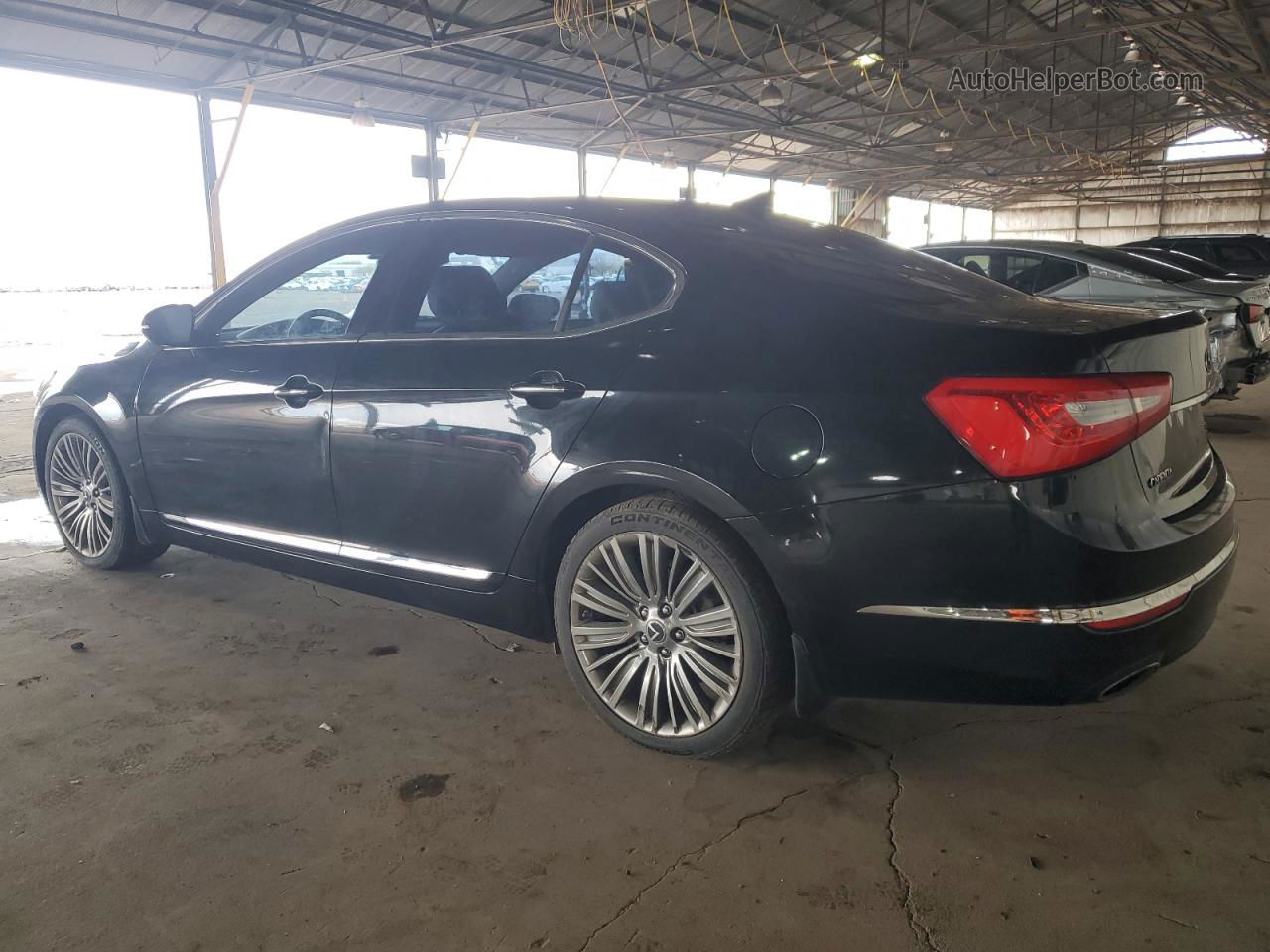 2014 Kia Cadenza Premium Black vin: KNALN4D77E5155262