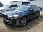 2014 Kia Cadenza Premium Blue vin: KNALN4D77E5159229