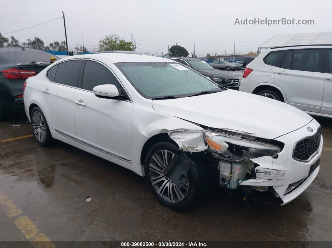 2014 Kia Cadenza Premium Белый vin: KNALN4D77E5166682