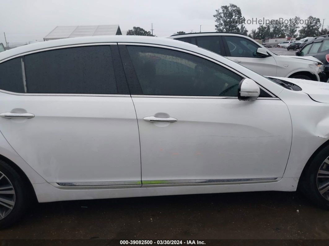 2014 Kia Cadenza Premium Белый vin: KNALN4D77E5166682