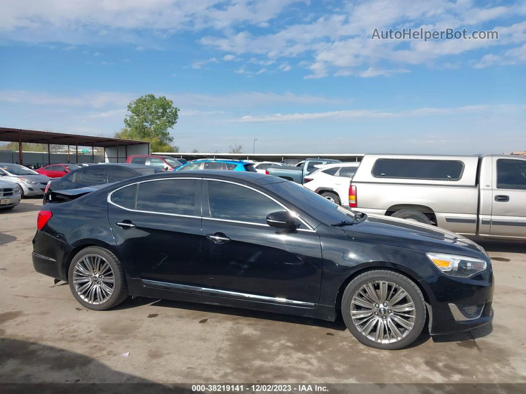 2014 Kia Cadenza Limited Черный vin: KNALN4D77E5167539