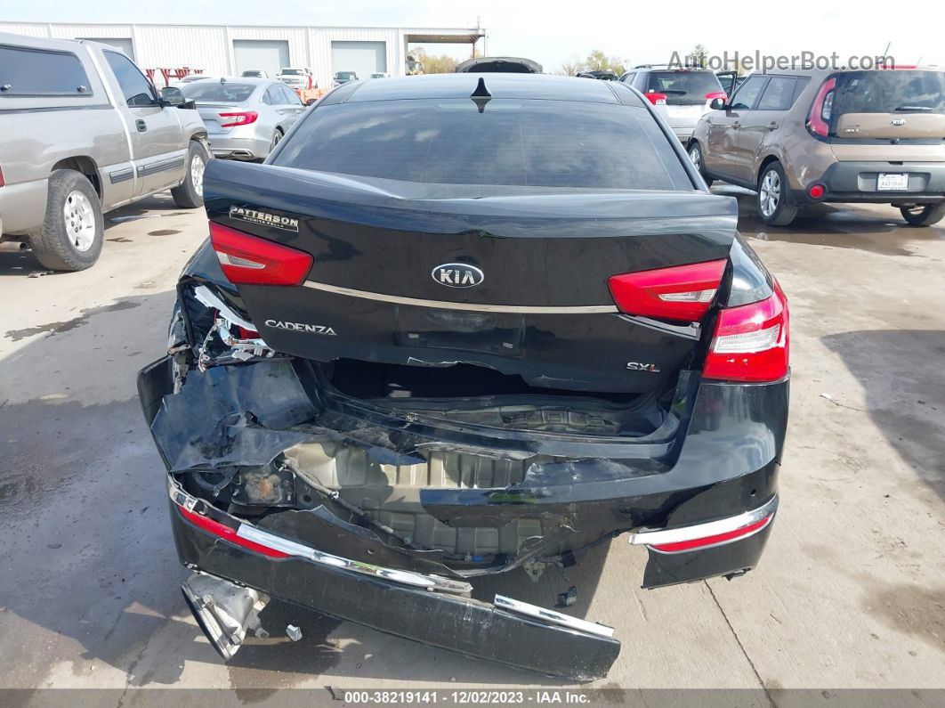 2014 Kia Cadenza Limited Black vin: KNALN4D77E5167539