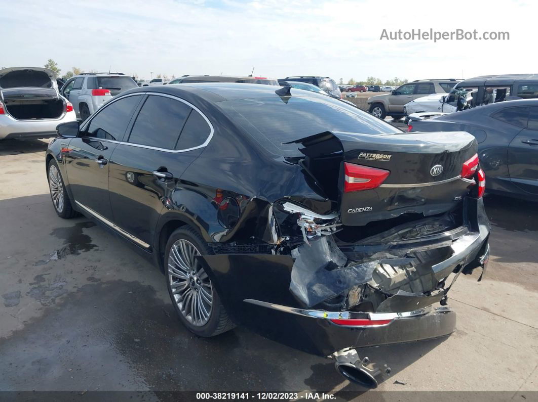 2014 Kia Cadenza Limited Черный vin: KNALN4D77E5167539