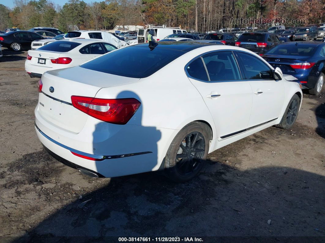 2016 Kia Cadenza Premium White vin: KNALN4D77G5201000