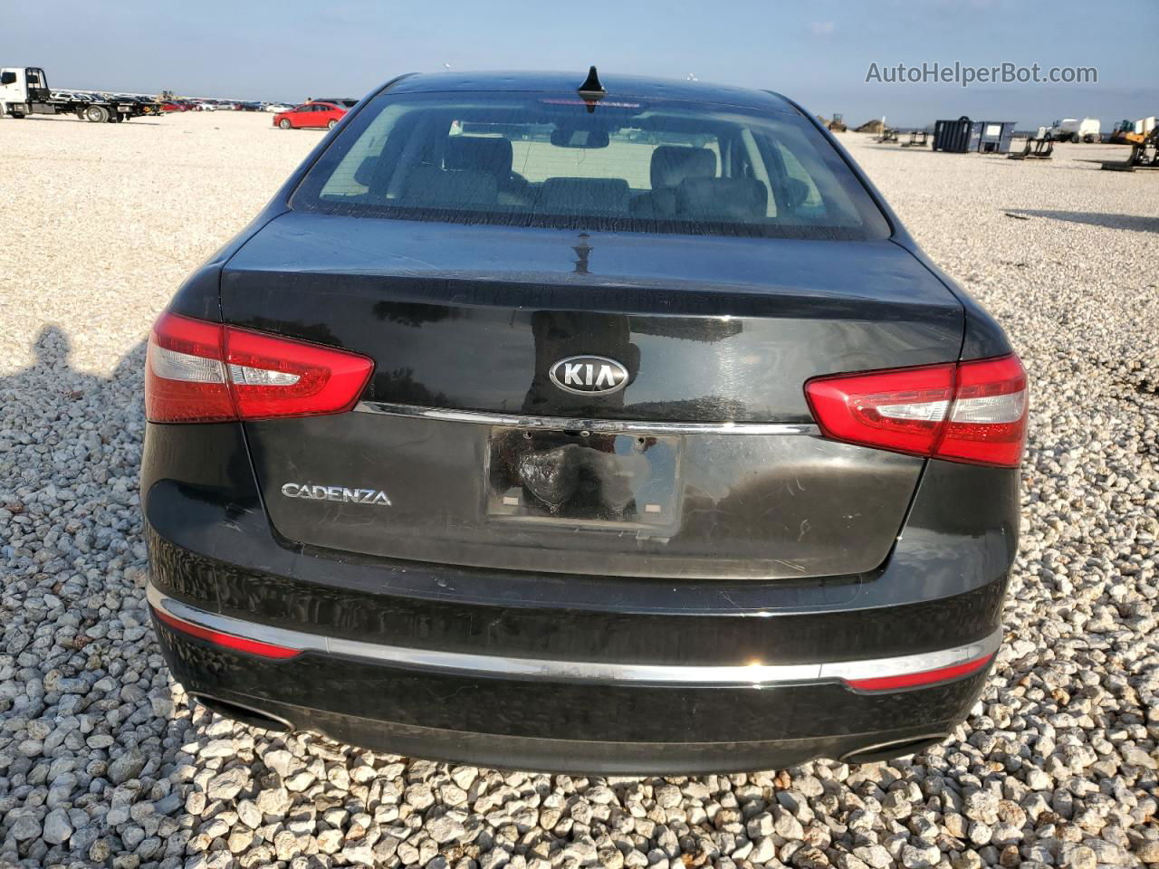 2016 Kia Cadenza Luxury Черный vin: KNALN4D77G5221554