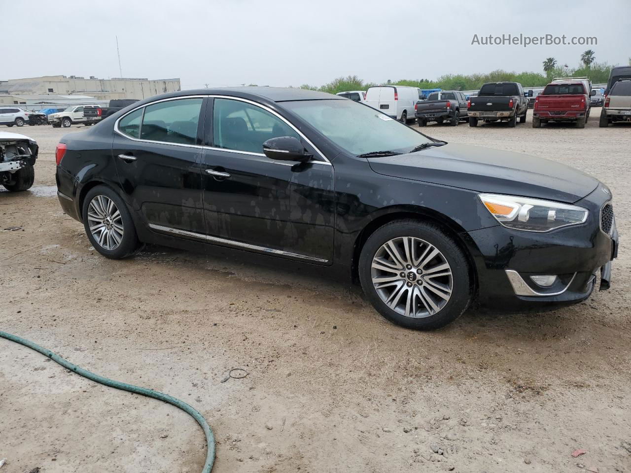 2016 Kia Cadenza Luxury Черный vin: KNALN4D77G5221554