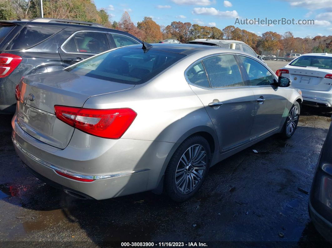 2014 Kia Cadenza Premium Beige vin: KNALN4D78E5125199